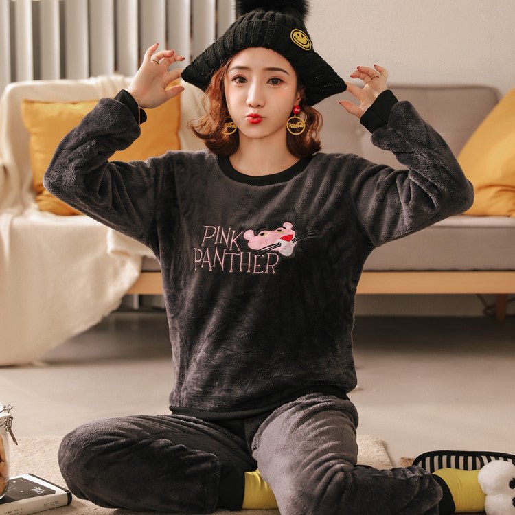 Coral Fleece Sweet Winter pijamas - ROMANCE
