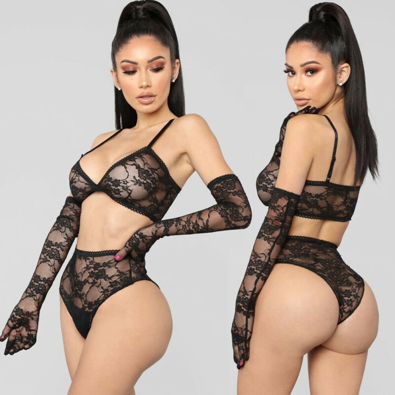 Elegant Lace Nightdress - Romantic Lingerie Collection - ROMANCE