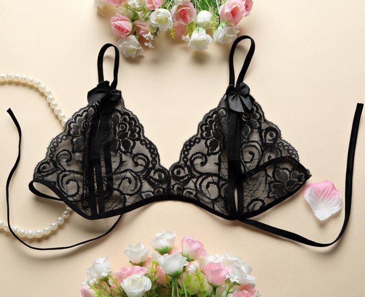 Women Lace Tulle Lingerie Set - ROMANCE