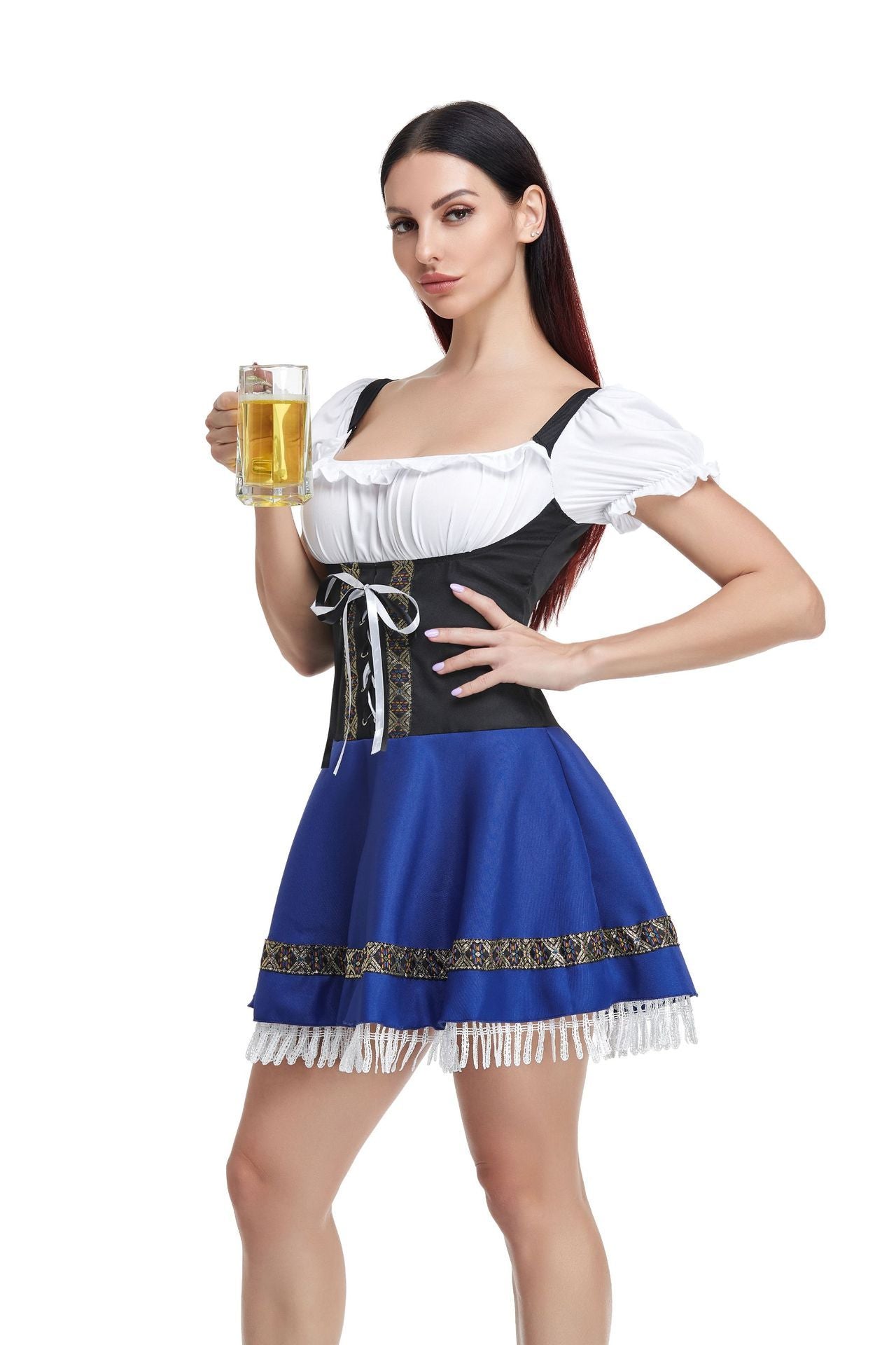 Sexy Halloween Maid Costume - French Barmaid Uniform Dress - ROMANCE