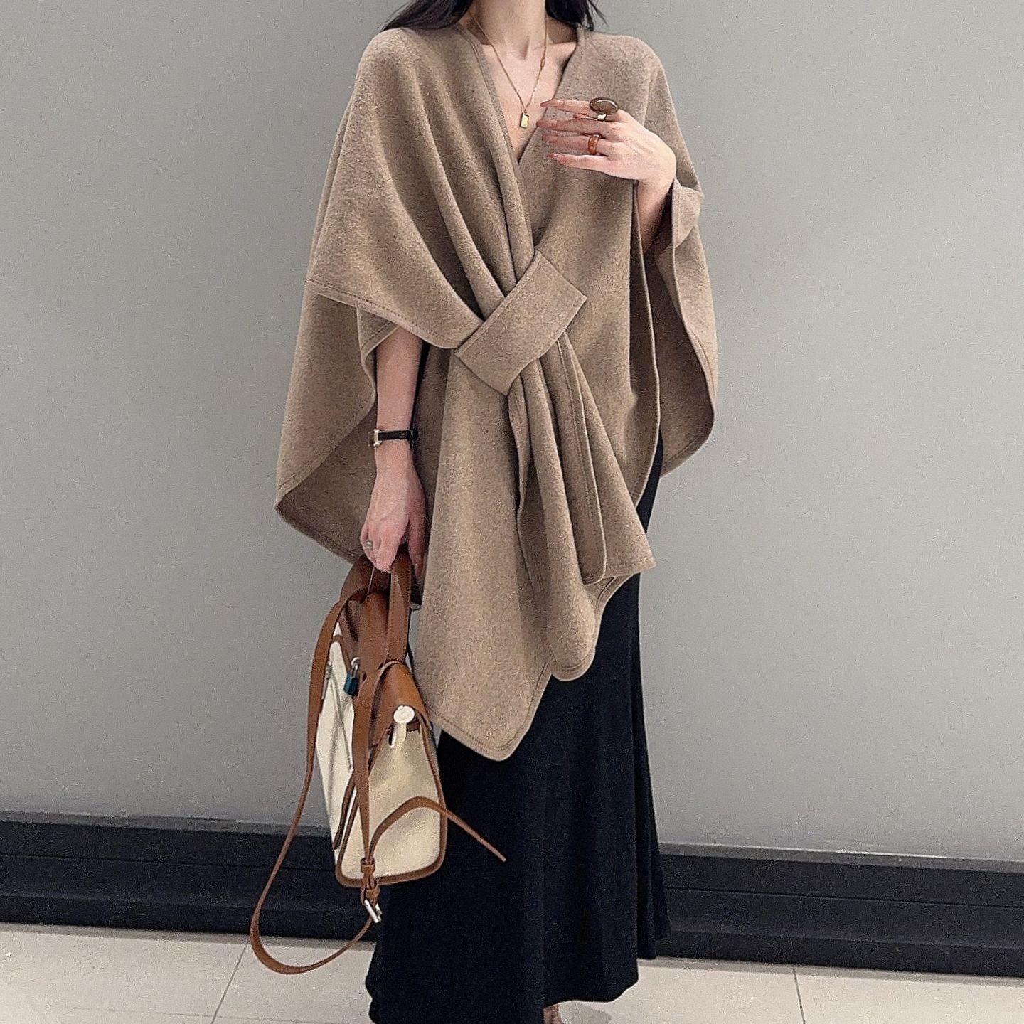 Oversized Knitted Cardigan - Cozy Baggy Coat for Women | Gothic Fashion - ROMANCE