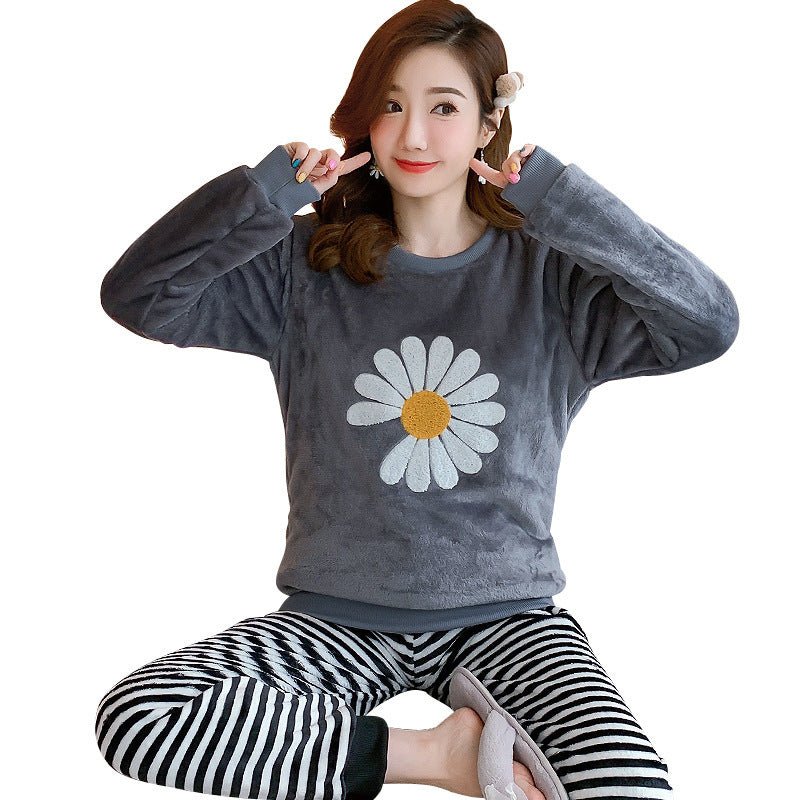 Coral Fleece Sweet Winter pijamas - ROMANCE