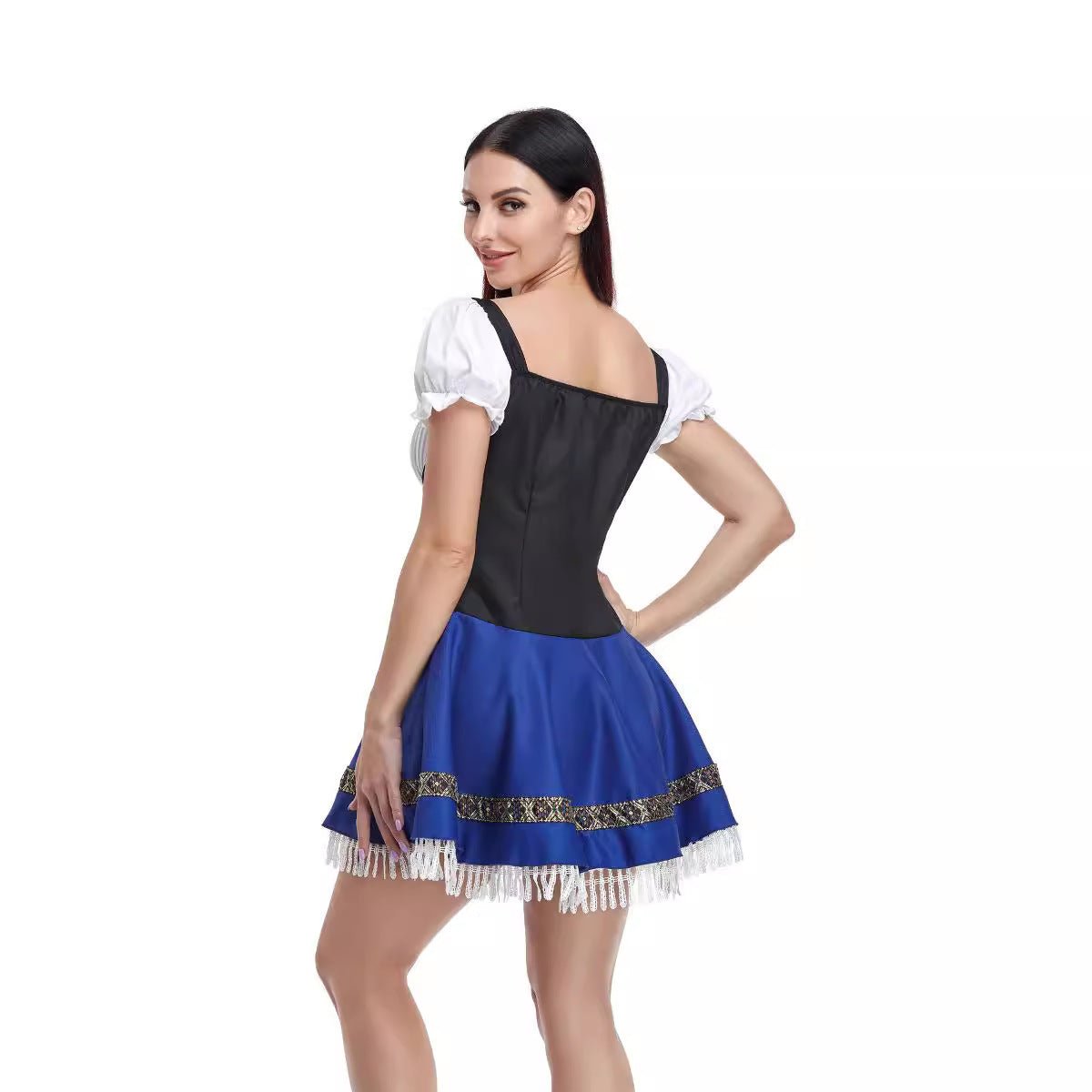 Sexy Halloween Maid Costume - French Barmaid Uniform Dress - ROMANCE