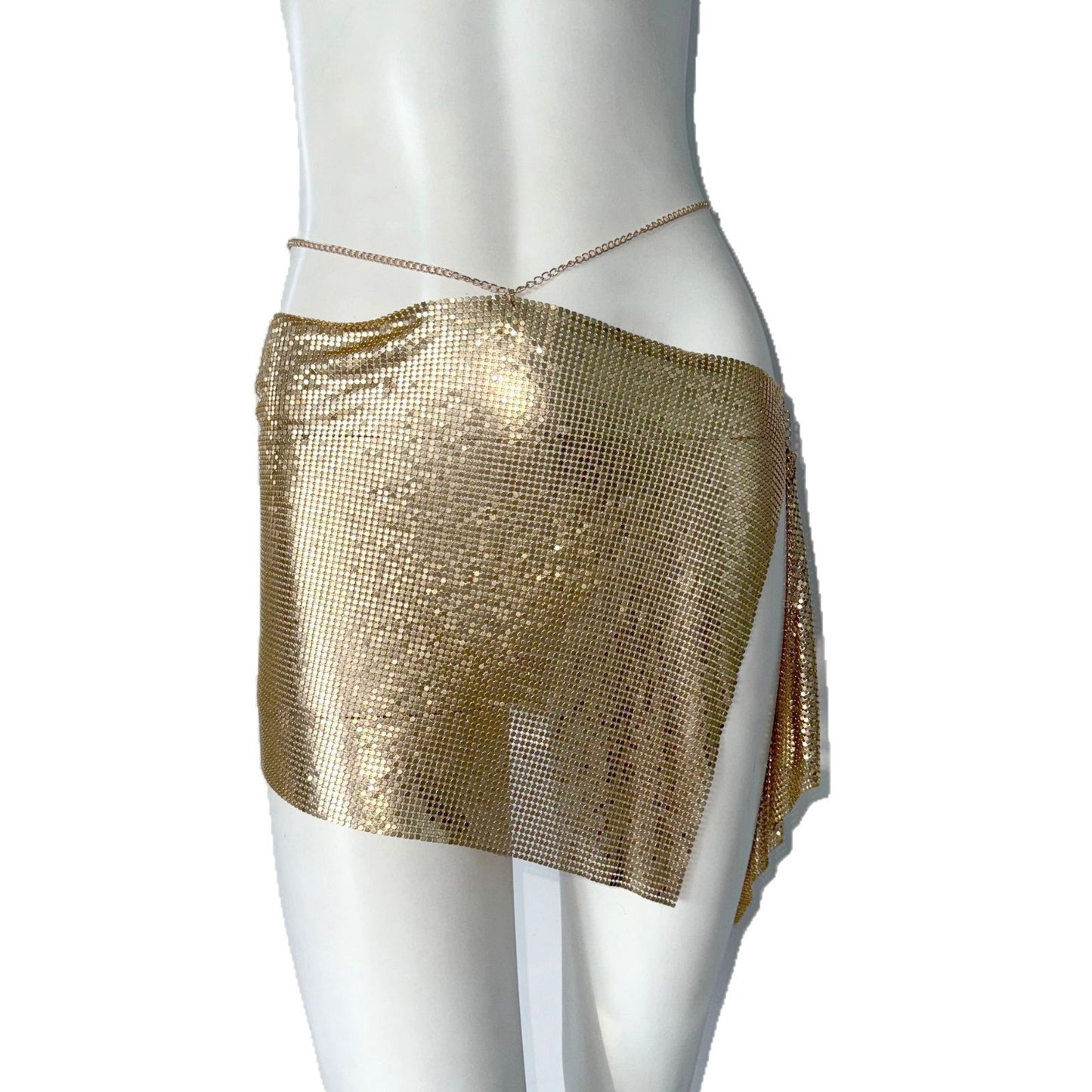 Metallic Sequin Skirt - Glamorous Party Wear | ROMANCE SEO Description: Stunning metallic sequin skirt with irregular hem. Perfect for parties, nights out & special events. Eye - catchWomen's Skirt - Glamorous Party Wear - ROMANCE