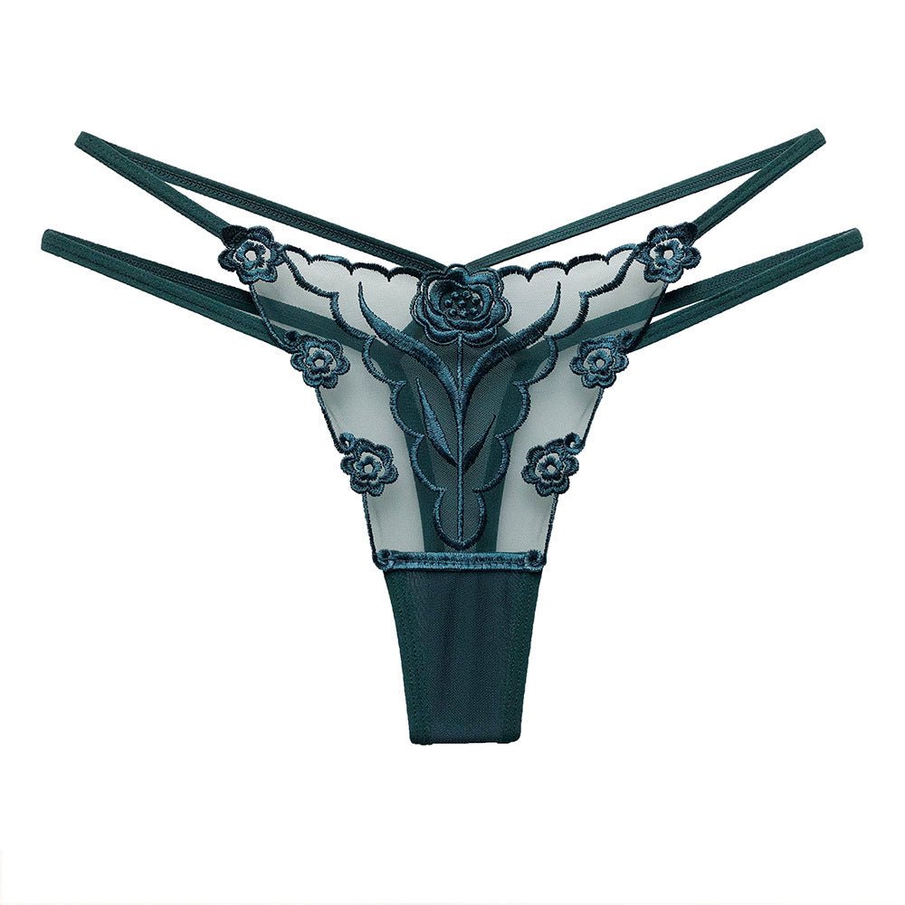 Lace Thong Panties Underwear - ROMANCE