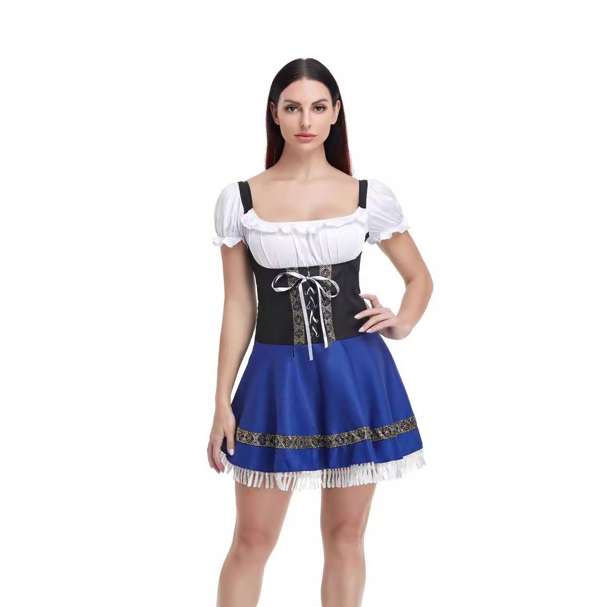 Sexy Halloween Maid Costume - French Barmaid Uniform Dress - ROMANCE