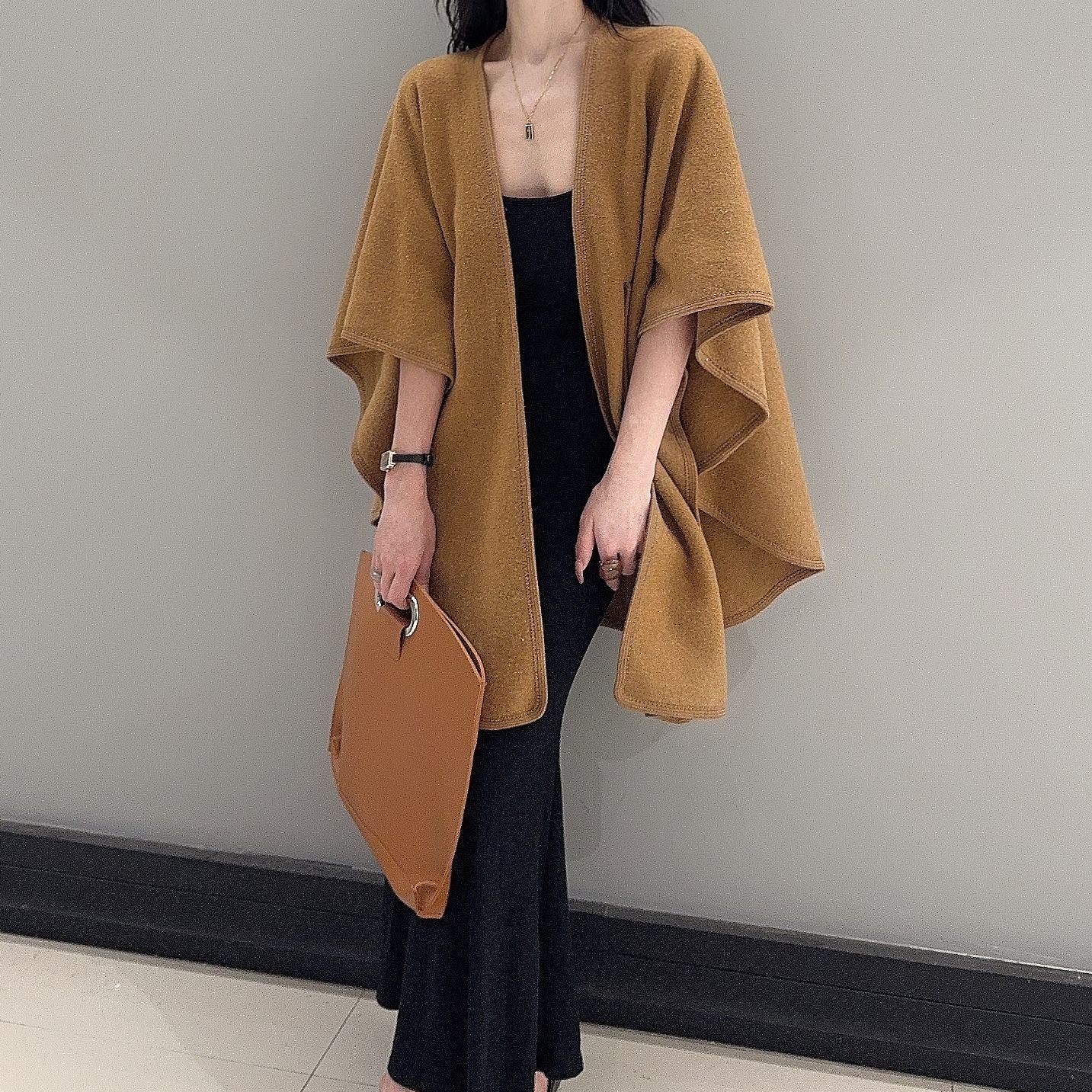 Oversized Knitted Cardigan - Cozy Baggy Coat for Women | Gothic Fashion - ROMANCE