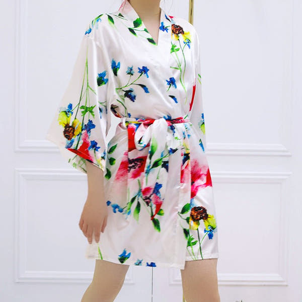 Ice Silk Pajamas for Women - Cooling Summer Sleepwear Set - ROMANCE