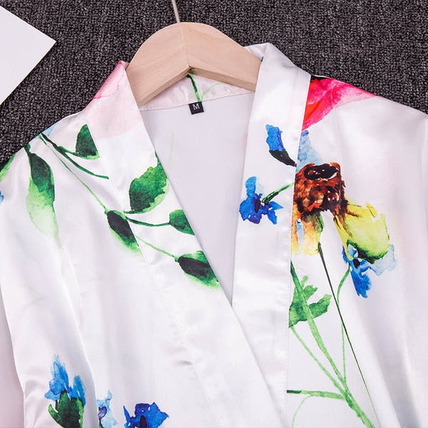 Ice Silk Pajamas for Women - Cooling Summer Sleepwear Set - ROMANCE