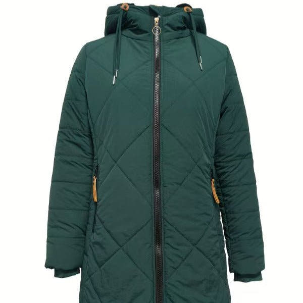 Women's Quilted Cotton - Padded Winter Jacket - Warm Puffer Coat - ROMANCE