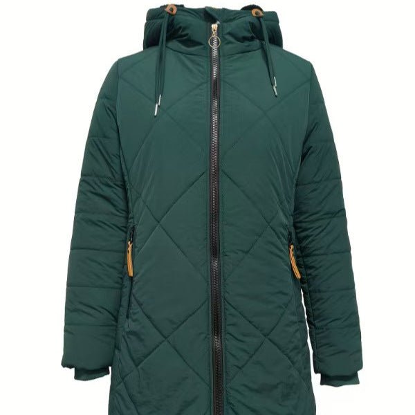 Women's Quilted Cotton - Padded Winter Jacket - Warm Puffer Coat - ROMANCE
