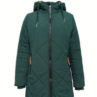 Women's Quilted Cotton - Padded Winter Jacket - Warm Puffer Coat - ROMANCE