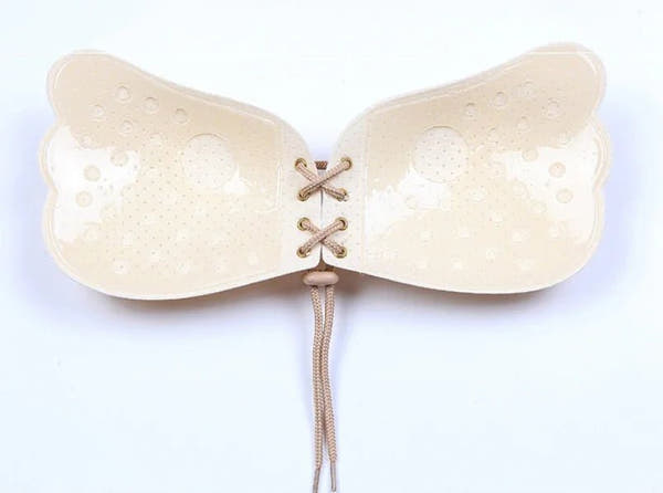 Invisible Adhesive Strapless Bra - Push Up Support for Backless Outfits - ROMANCE