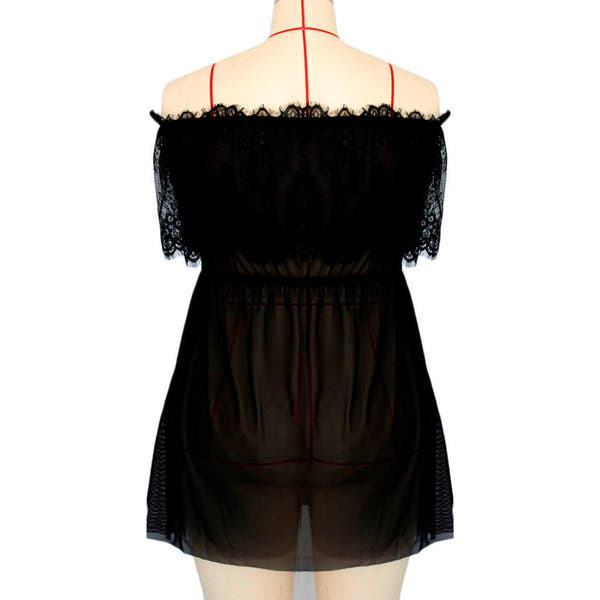 Elegant Lace Sleepwear Set - Comfortable Nightdress for Women - ROMANCE