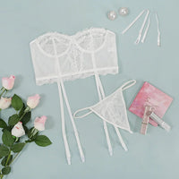 European Lace Lingerie Set - Sophisticated Intimate Collection - ROMANCE