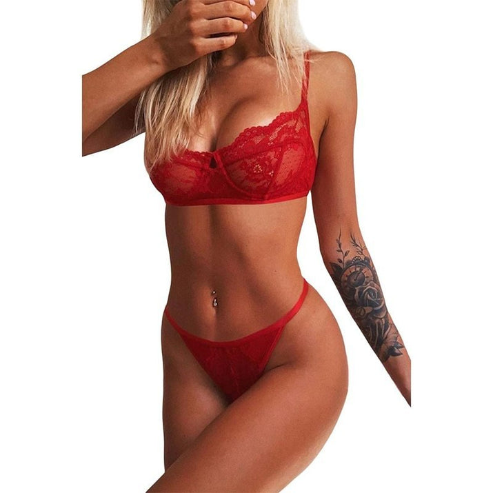 Bikini split sexy underwear pajamas - ROMANCE