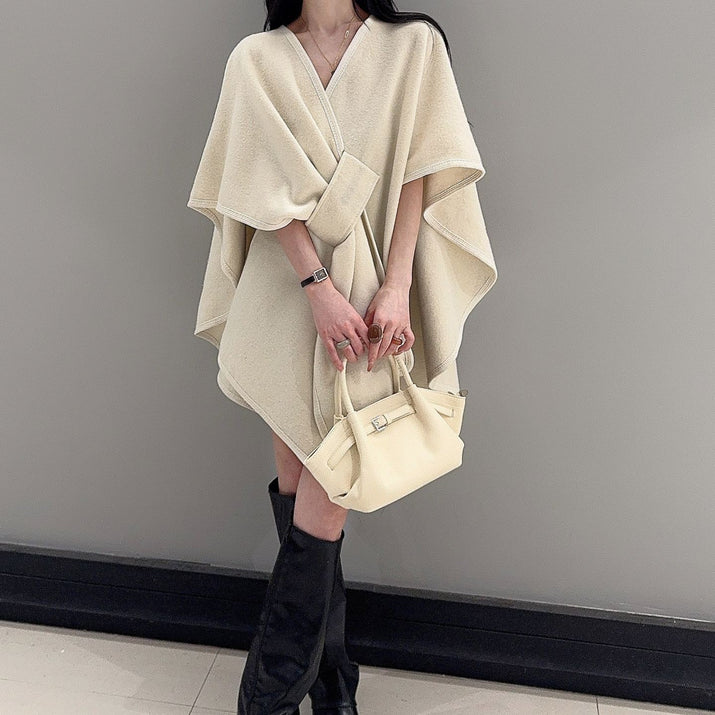 Oversized Knitted Cardigan - Cozy Baggy Coat for Women | Gothic Fashion - ROMANCE