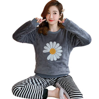 Coral Fleece Sweet Winter pijamas - ROMANCE