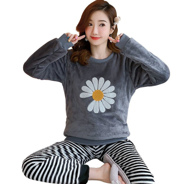 Coral Fleece Sweet Winter pijamas - ROMANCE