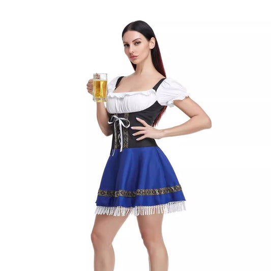 Sexy Halloween Maid Costume - French Barmaid Uniform Dress - ROMANCE