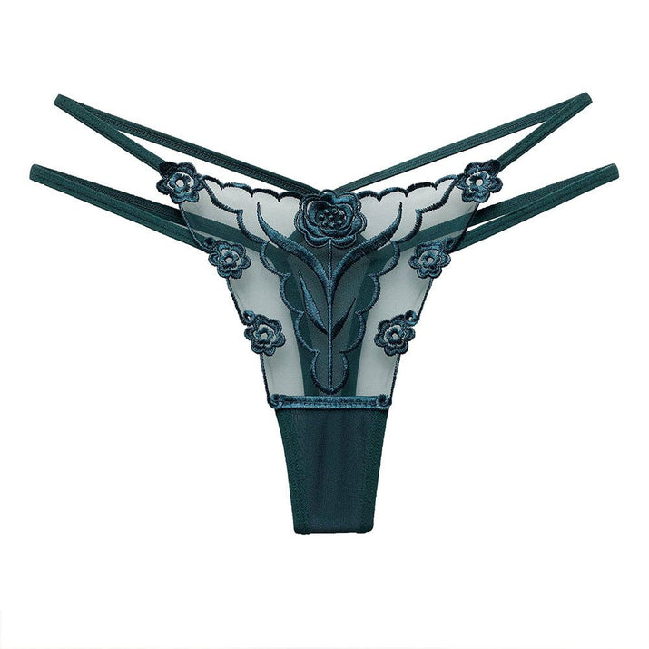 Lace Thong Panties Underwear - ROMANCE