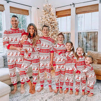 Christmas Family Matching Pajamas - Cotton Blend Holiday Sleepwear Set - ROMANCE