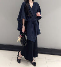 Oversized Knitted Cardigan - Cozy Baggy Coat for Women | Gothic Fashion - ROMANCE
