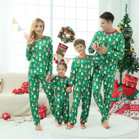 Cozy Christmas Pajama Set - Long Sleeve Holiday Loungewear with Festive Print - ROMANCE