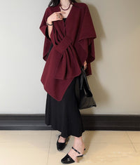 Oversized Knitted Cardigan - Cozy Baggy Coat for Women | Gothic Fashion - ROMANCE