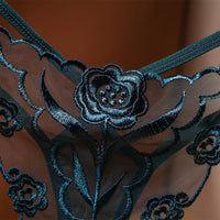 Lace Thong Panties Underwear - ROMANCE